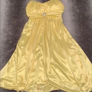 Yellow Cocktail Dress
